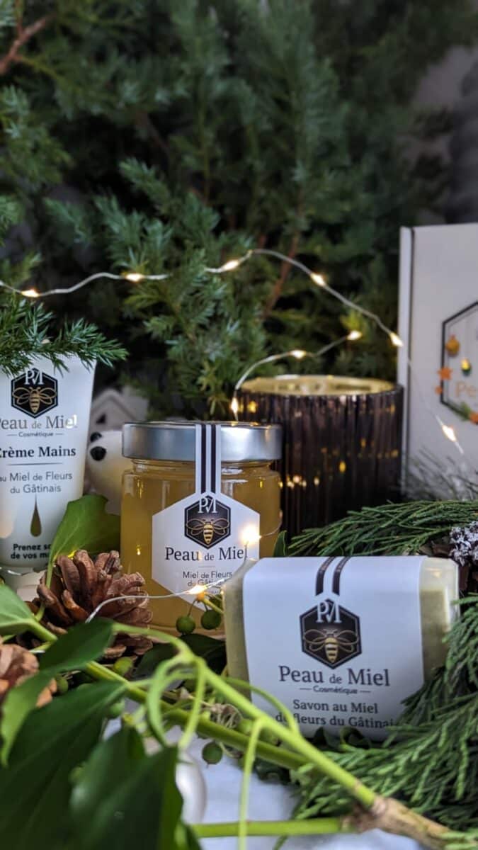 Coffret cadeau Noël parfumé au Miel