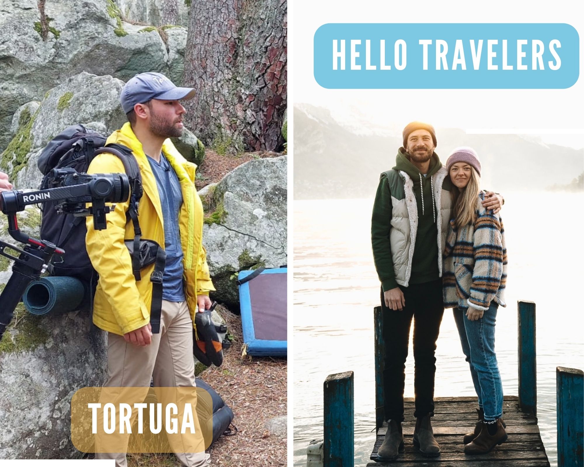 montage influenceurs tortuga hello travelers