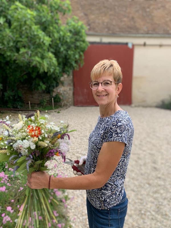 portrait isabelle chanclud ferme florale seine et marne